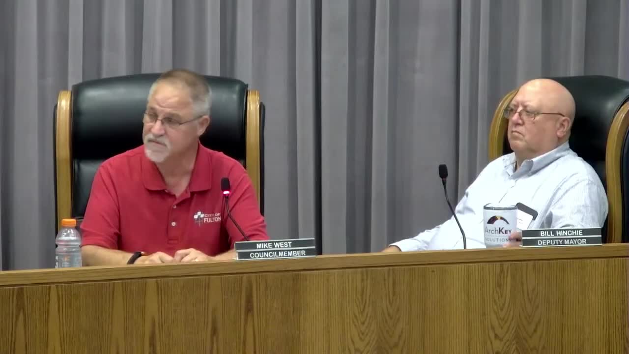 Fulton City Council Approves TAP Grant for Crestwood Drive Improvements