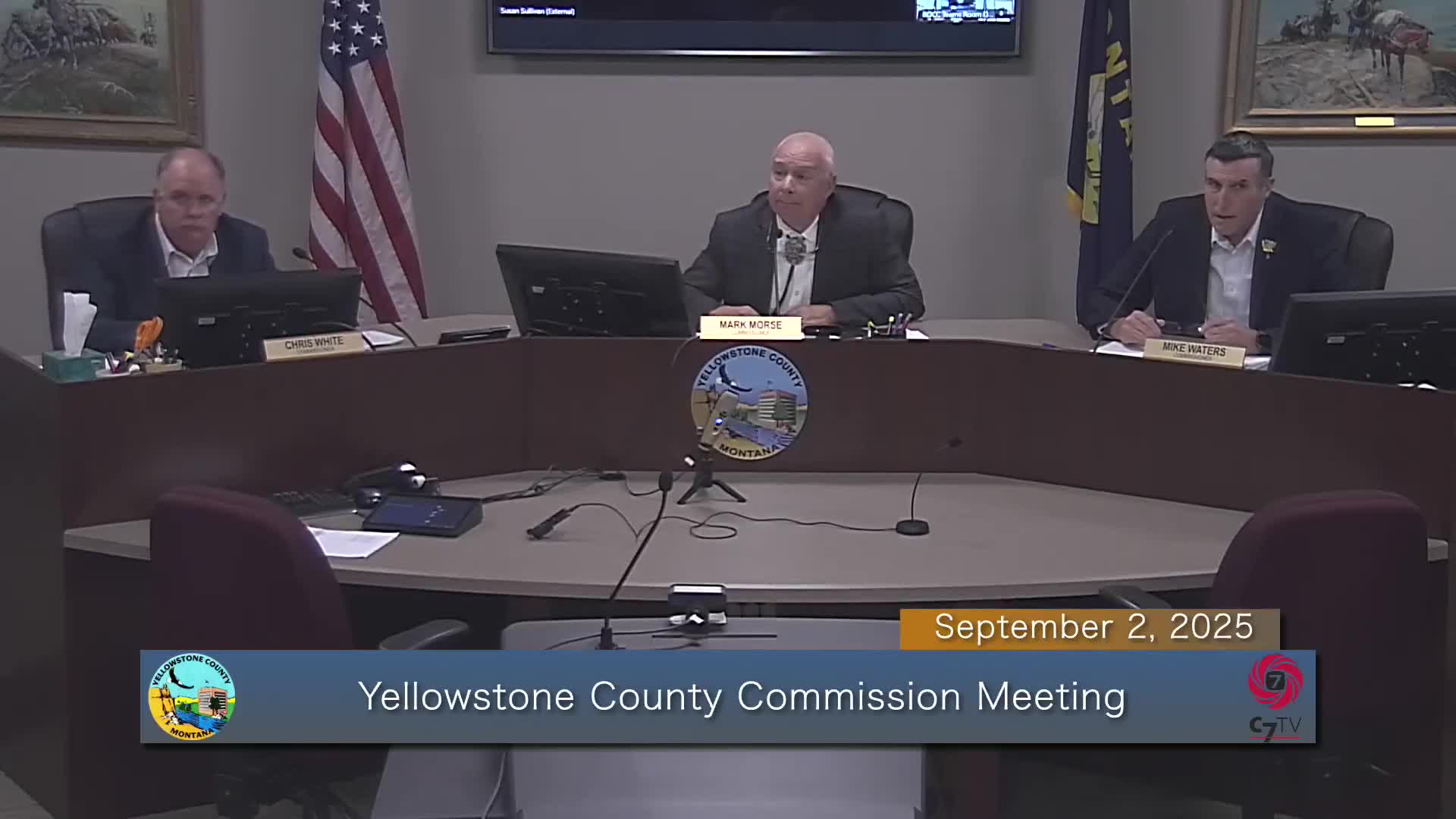 Commission adopts FY25‑26 budget special district levies and cancels Sept. 23 meeting