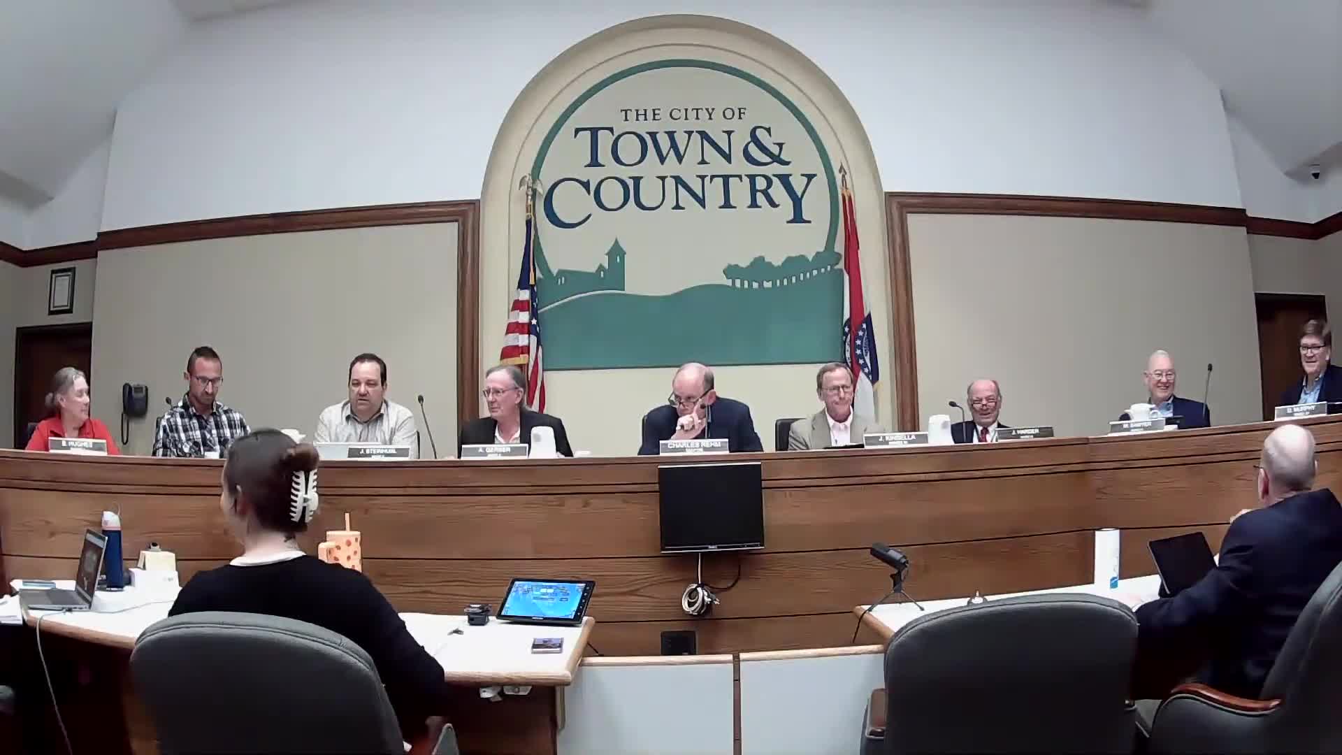Town and Country Board Convenes for Property Tax Rate Public Hearing