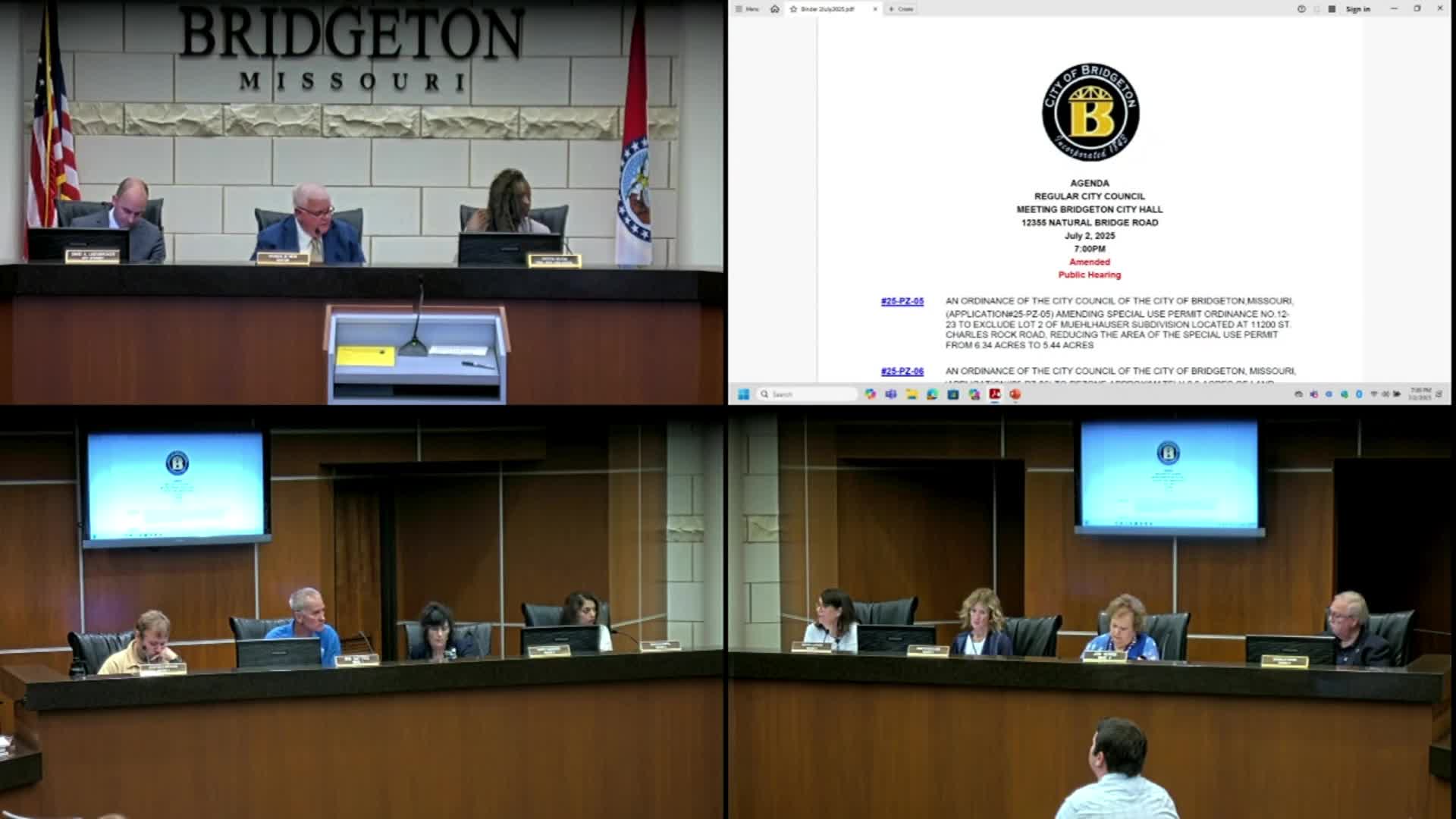 Bridgeton council: minutes, bid award and liquor license requests; several items tabled