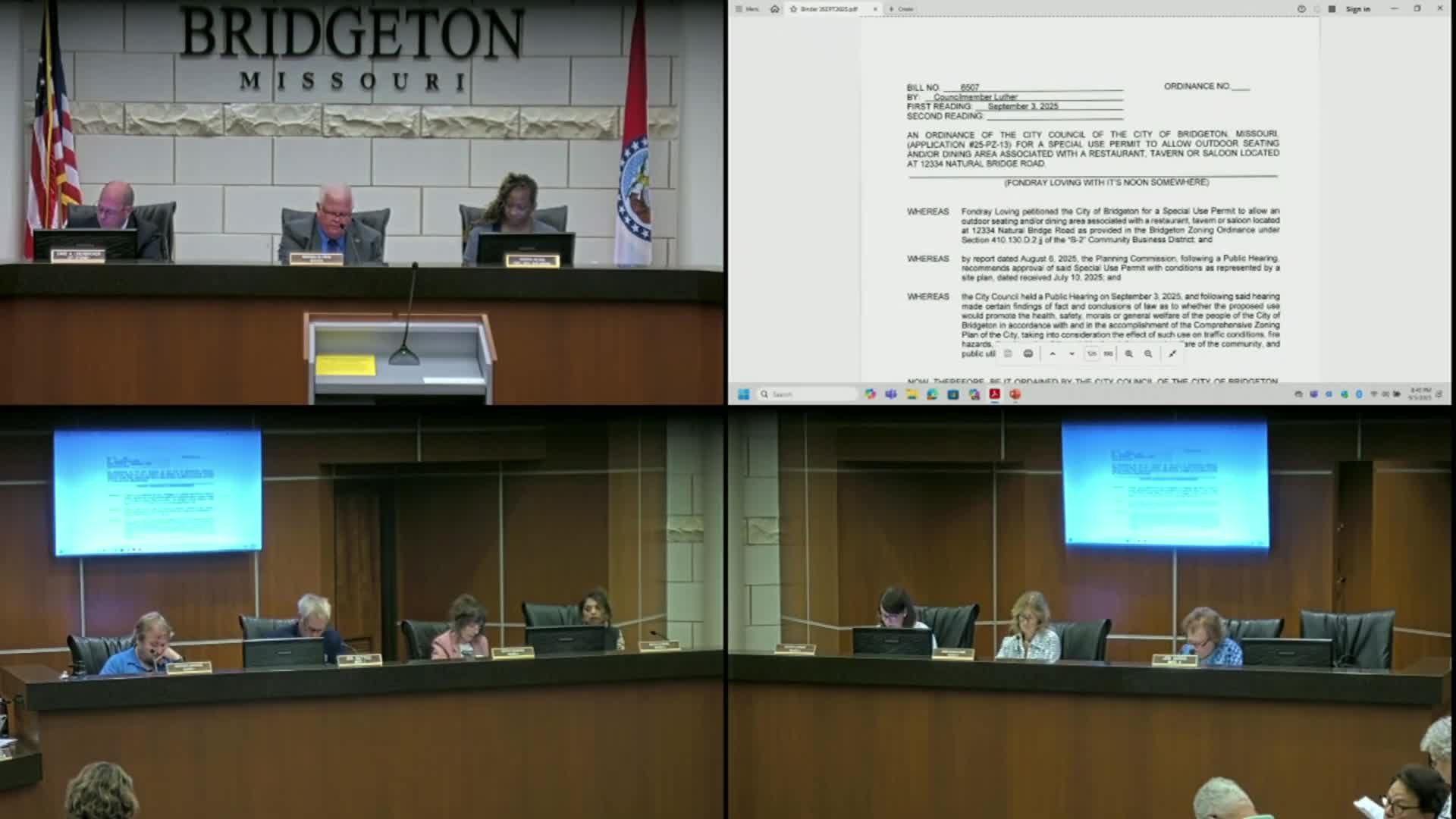 Bridgeton Council Tables Multiple Special Use Permits Including Outdoor Dining and Adult Daycare