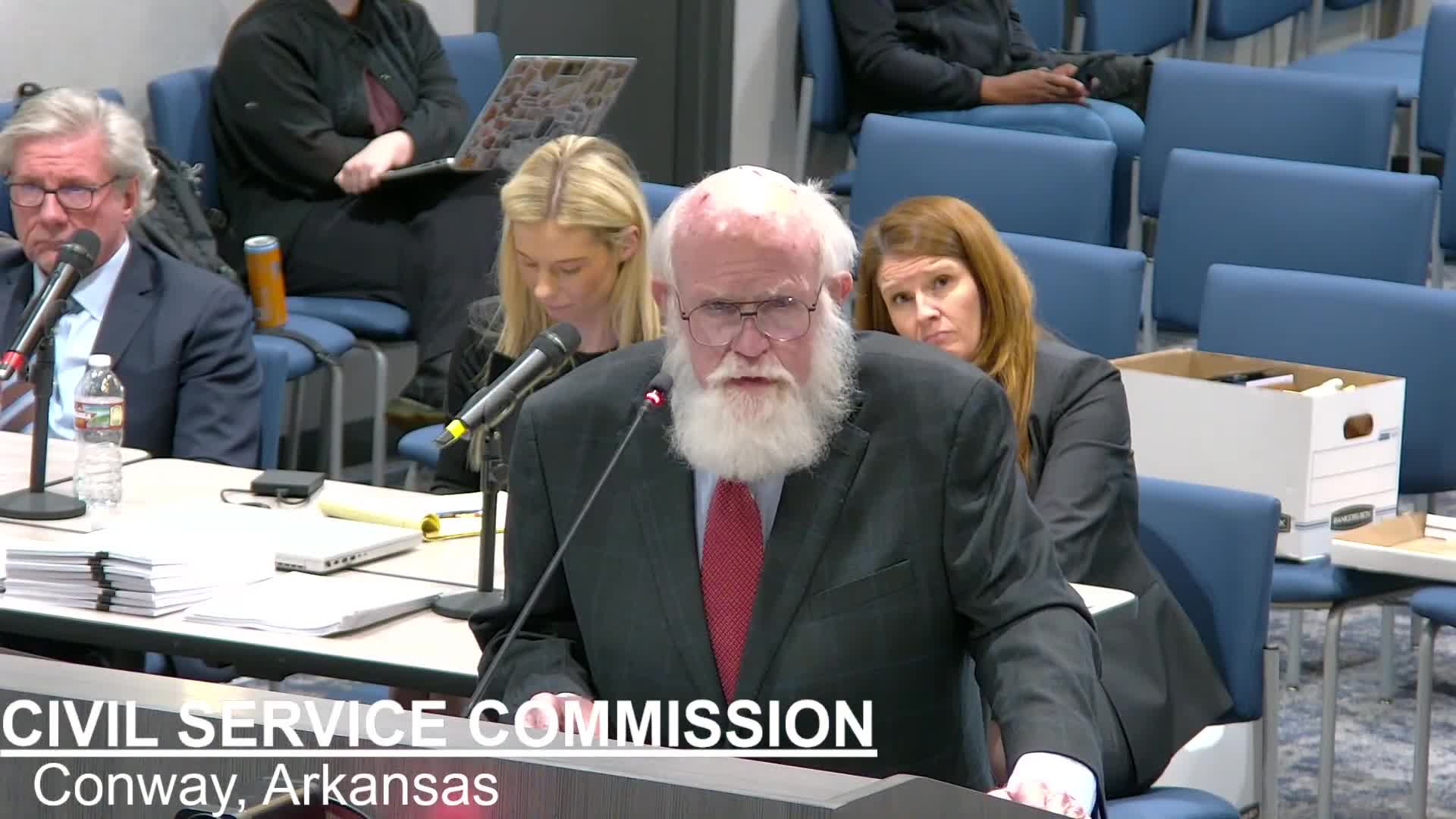 Commission Examines Officer Conduct and Pending Whistleblower Lawsuit Against Conway