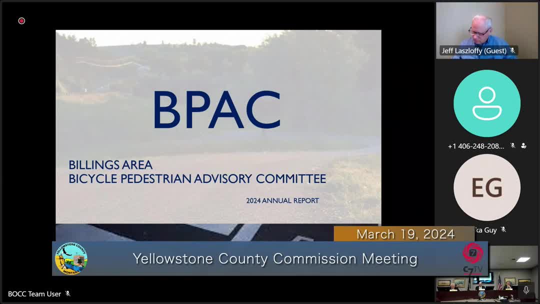 Bicycle Pedestrian Advisory Committee Addresses Billings Infrastructure and Safety Concerns