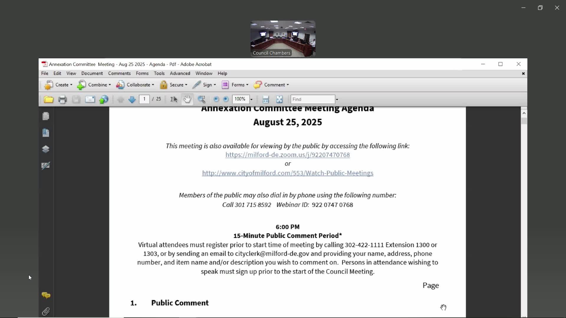 Annexation committee advances petition for 2 North Brandywine Road so owner can connect to city sewer
