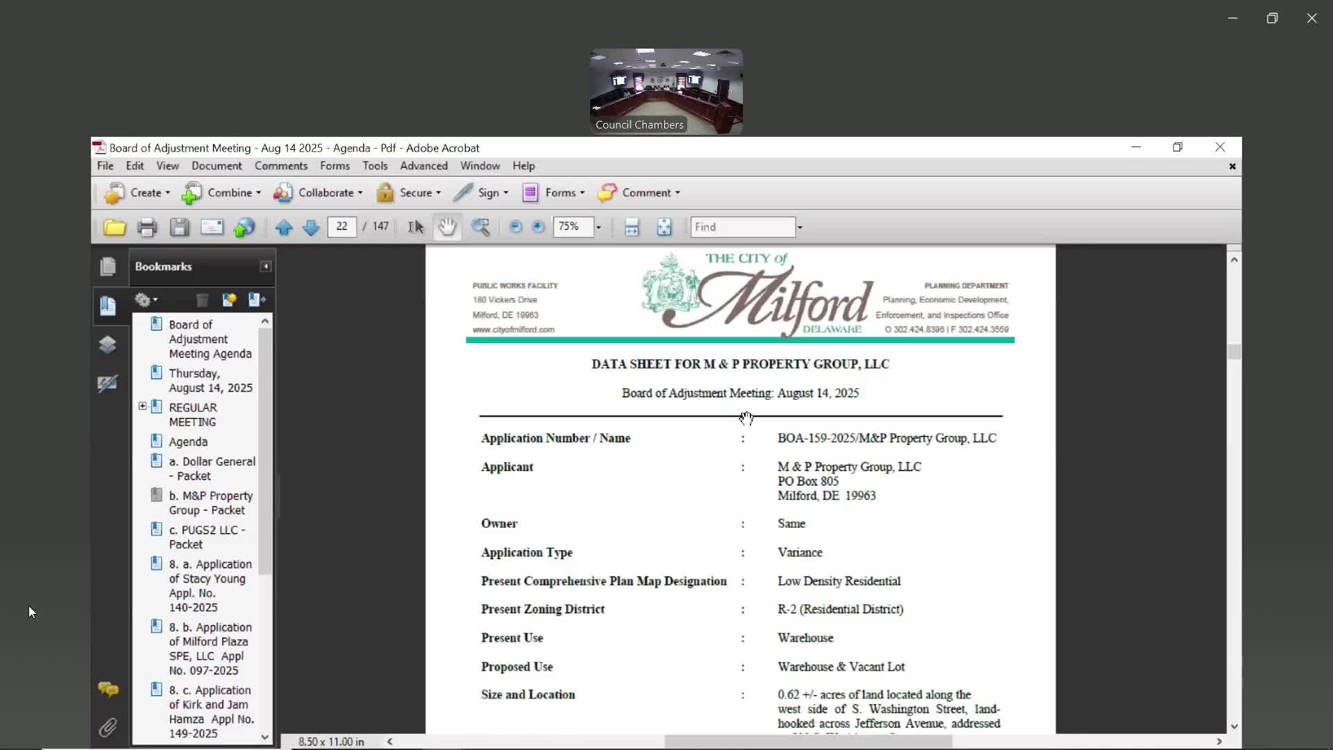 Board approves subdivision of M & P parcel; grants two variances for small corner lot and lot coverage