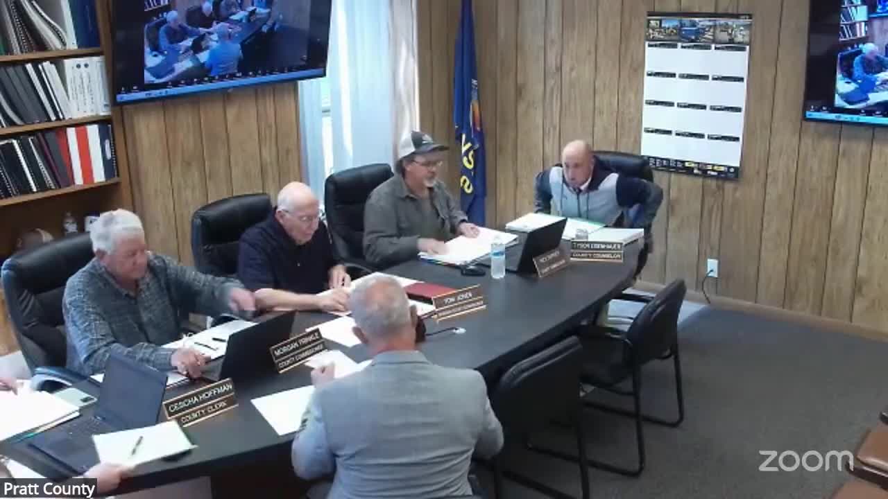 Pratt County commissioners adopt 2026 budget after discussion of revenue-neutral rate and falling state-assessed values