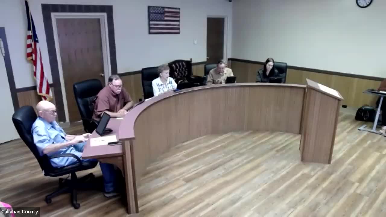 Callahan County Commissioners Court Reviews Consent Agenda and Courthouse Restoration Updates