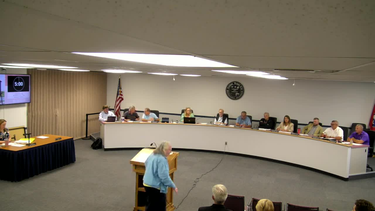 Loudoun County Commission Discusses Zoning Resolution for Old Greenback Road Subdivision