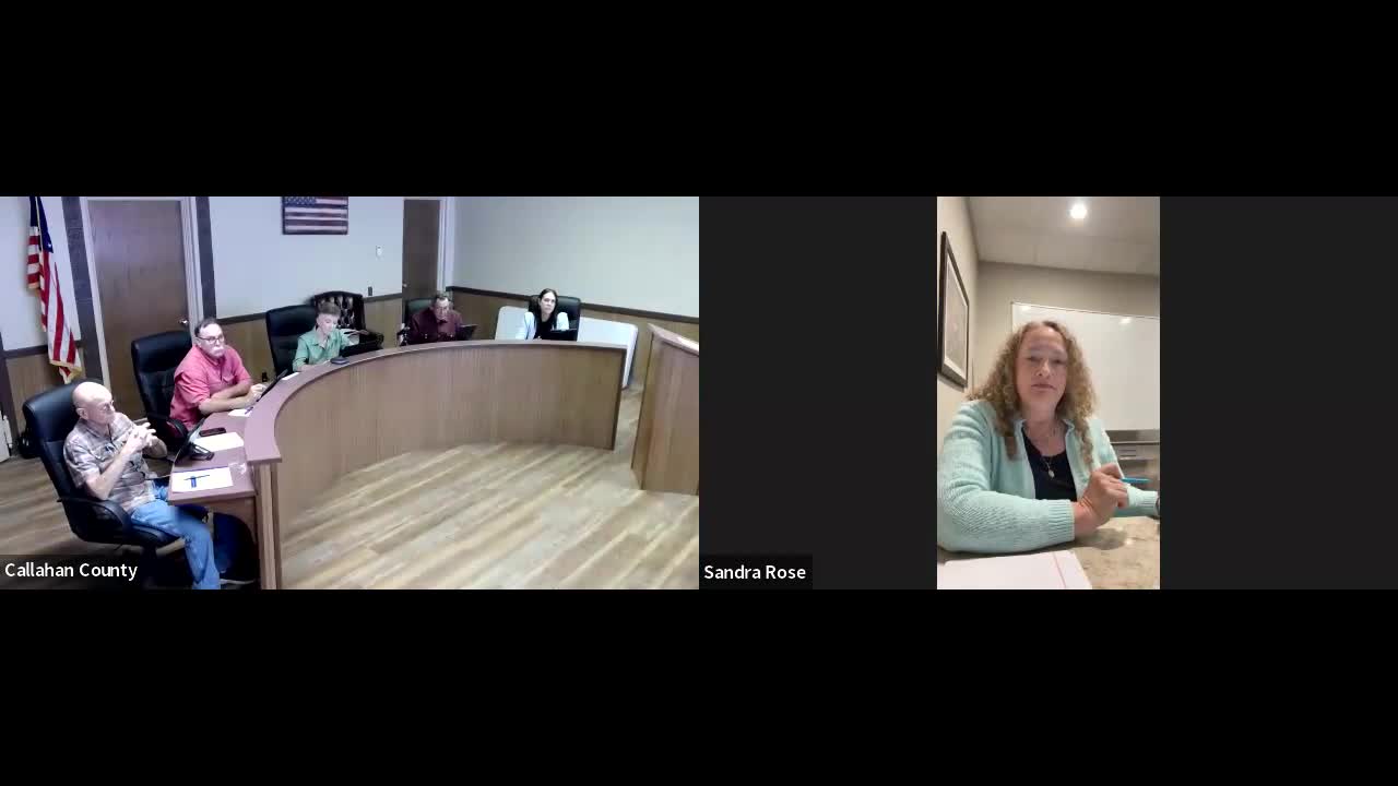 Callahan County auditor proposes budget with lower tax rate, 6% cost-of-living increase and supplemental pay changes