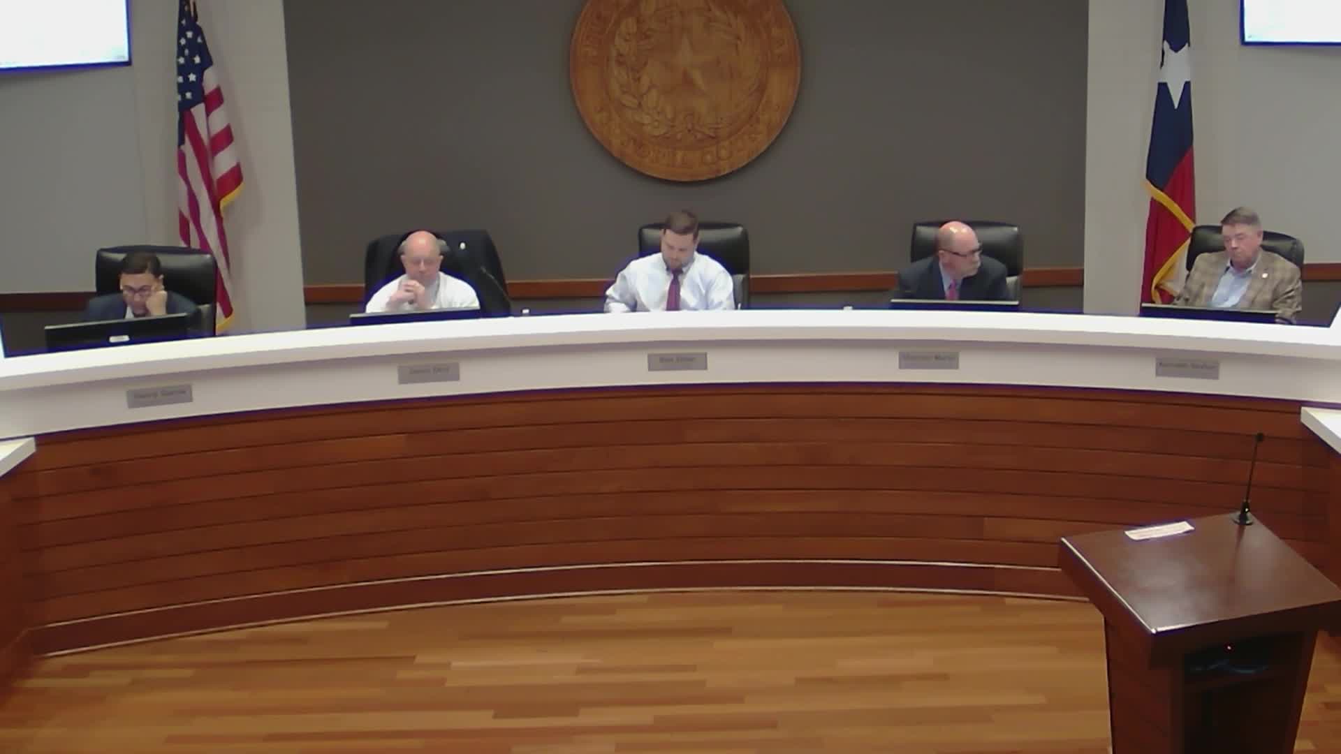 Commissioners rehearse priorities for safe room and county mental health hospital as bond sale nears