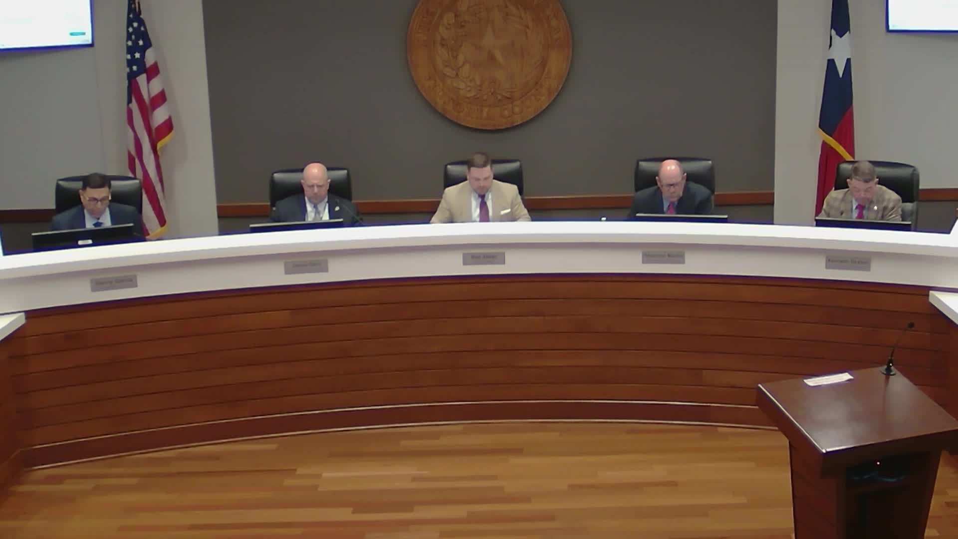 County receives executed contract for Old Highway Road ditch drainage project in Precinct 4