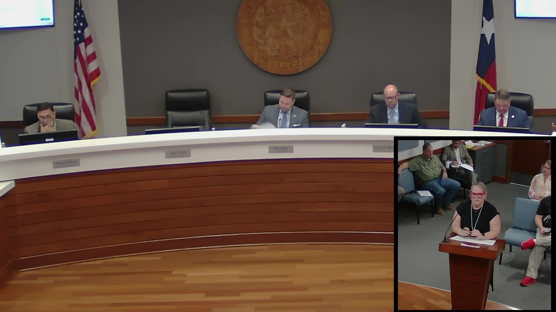 County notifies approval of cost overrun for EOC stair enclosure; reimbursement request submitted