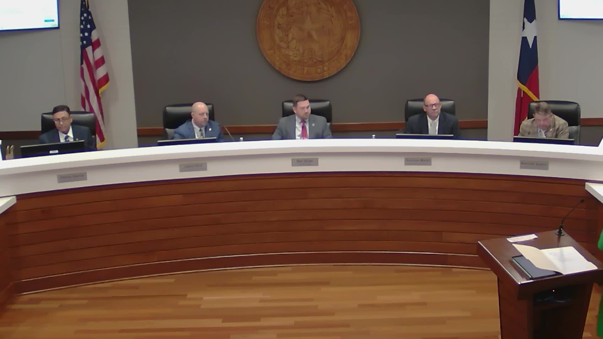 County says GLO found Victoria County eligible for CDBG‑MIT road and drainage funding; staff to respond to RFI