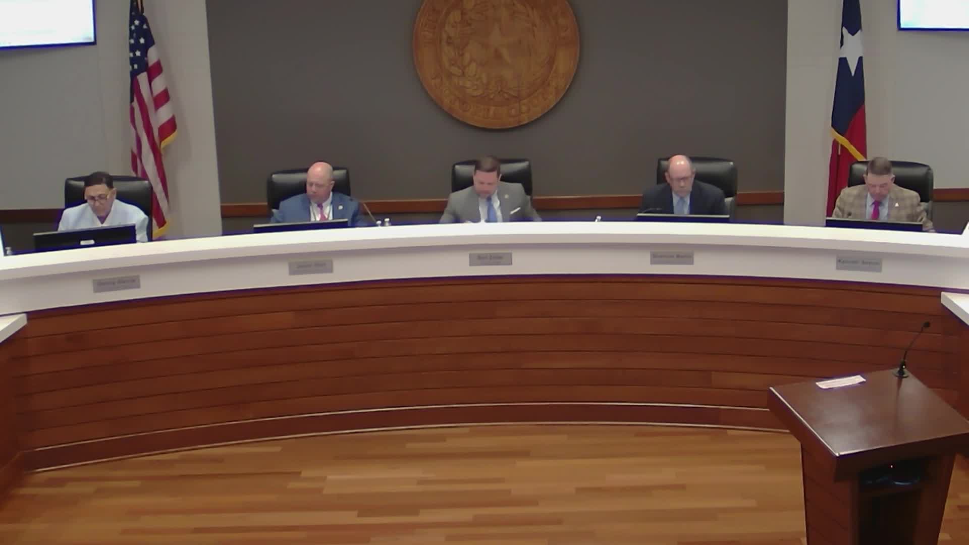 Court approves MOU with Victoria Parks Coalition and accepts donated surveillance equipment for Patriot Park