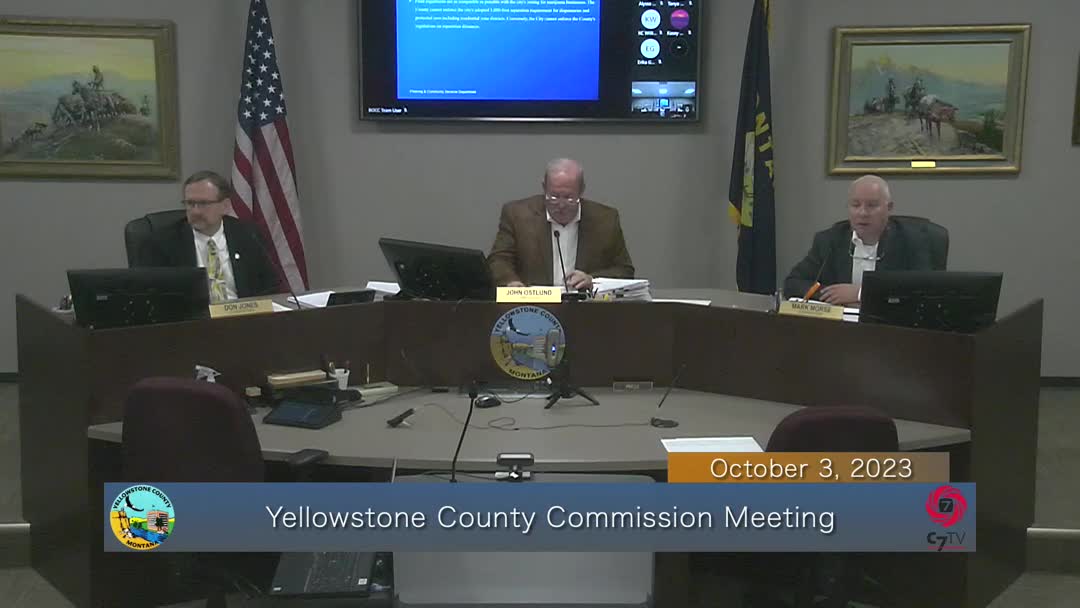 Public Hearing on Yellowstone County Marijuana Zoning Regulations Draws Opinions from Providers