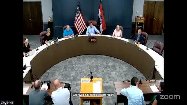 City reports new hires and senior center parking expansion; sidewalk contractor update also noted