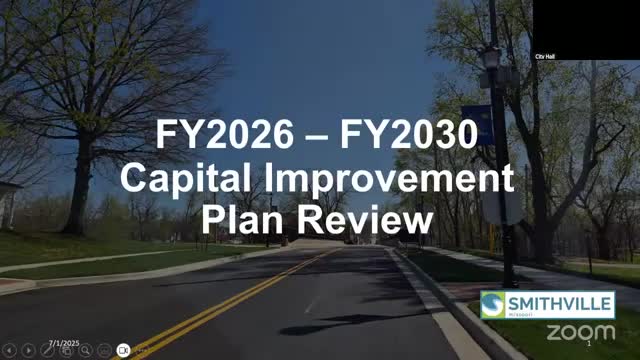 Smithville presents five-year CIP with funding shortfalls, asks board to set priorities