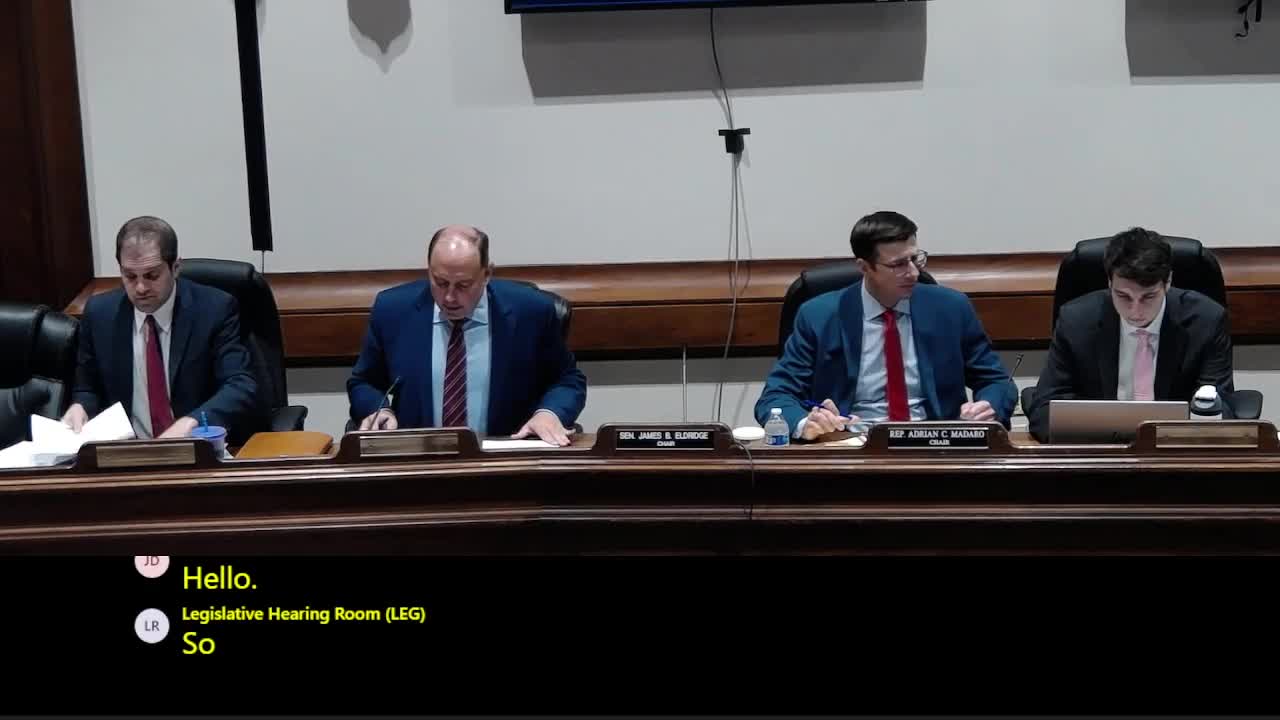 Joint Committee on Revenue Discusses Tax Credits for Families and Caregivers