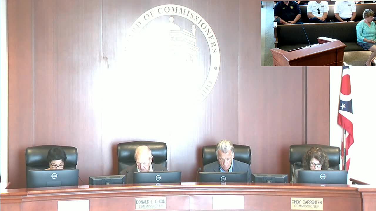 Commissioners review potential opioid-settlement participation, approve Microsoft enterprise agreement and adopt water-sewer developer manual updates