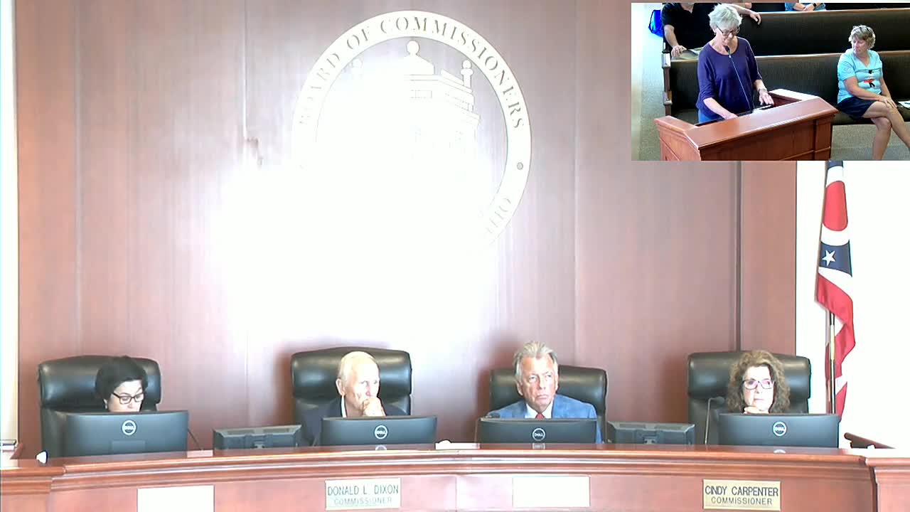 Residents urge commissioners to end ICE detainee contract and press for jail oversight; board extends public‑comment time to three minutes