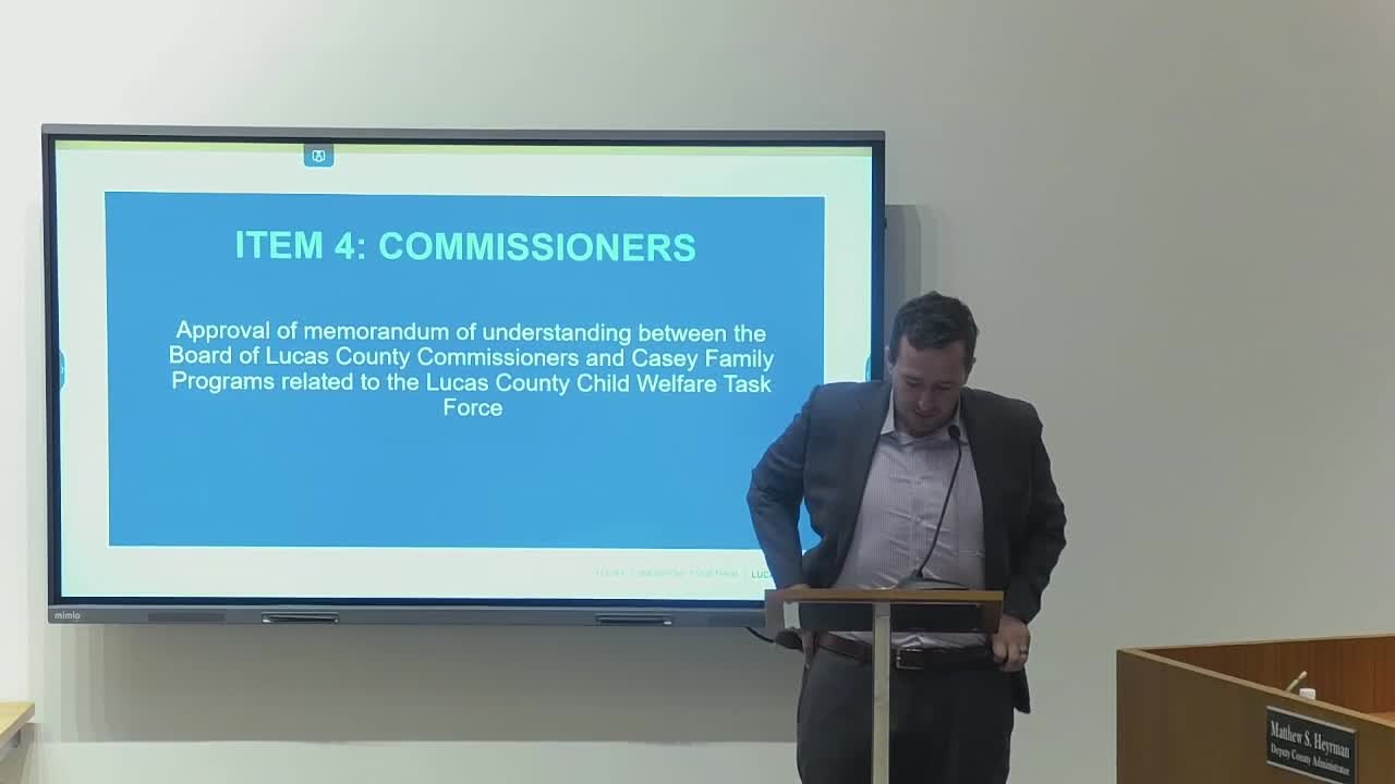 Commissioners approve child‑protection partnerships, advance Children's Services levy to ballot