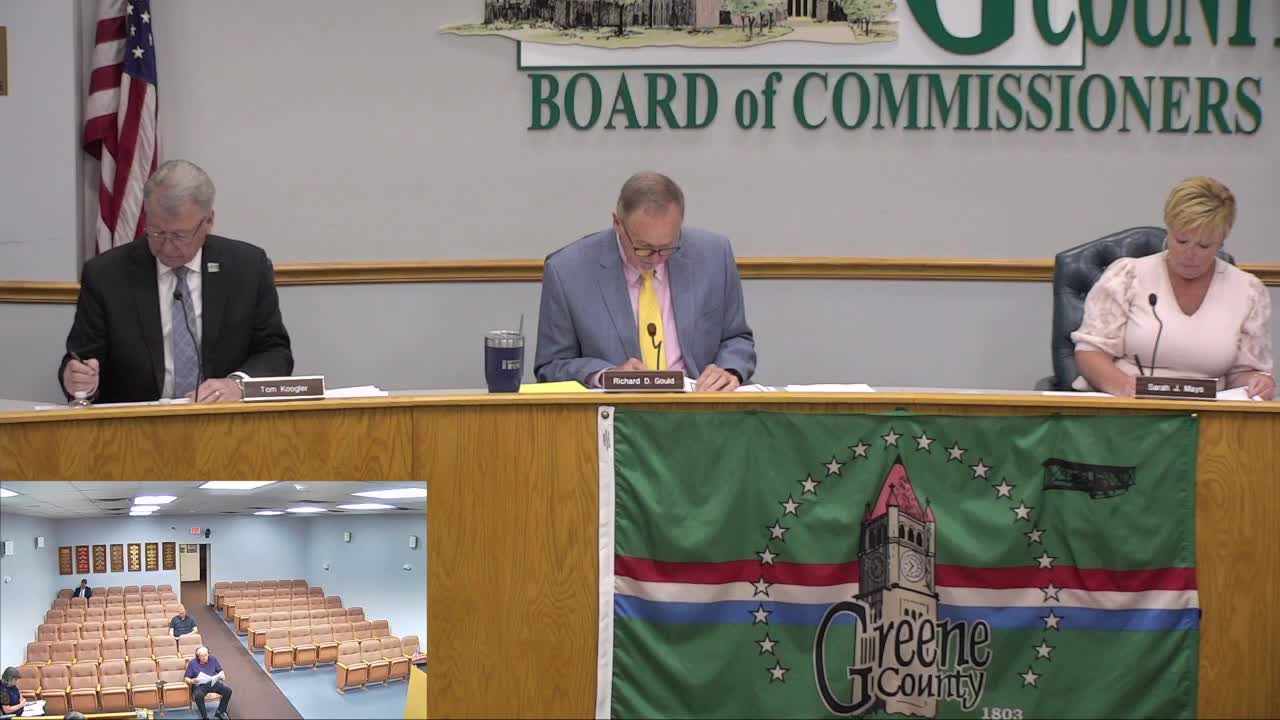 Greene County commissioners certify amounts and rates from budget commission, reserve ability to reduce inside millage