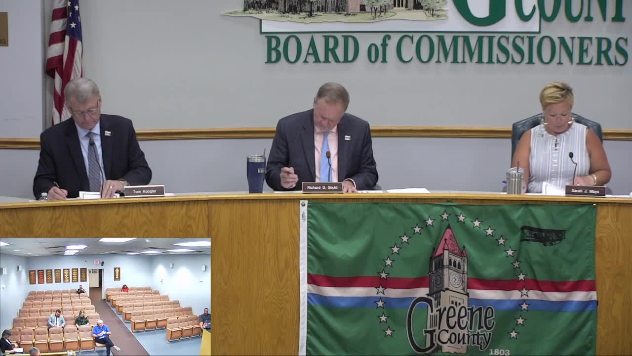 Commissioners send 1‑mill library levy to ballot; one commissioner recuses and one abstains