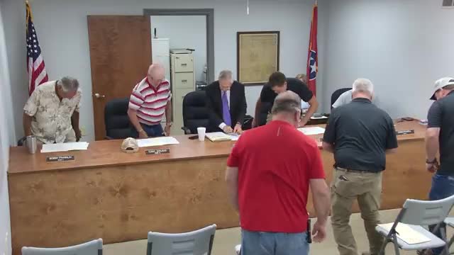 Bobby Franklin sworn in as Wilson County Road Commissioner for Fourth Zone