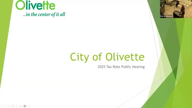 Council holds first reading, public hearing on 2025 tax levy; second reading set for Sept. 25 Zoom meeting