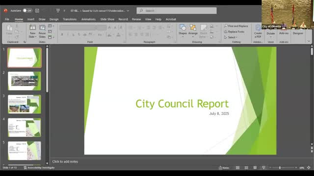 Olive Crossing construction advances; city lists July and summer community events