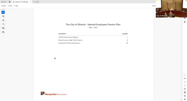 Elevate Pension Board approves rebalancing after mixed first-quarter returns, directs $500,000 shift from high‑yield