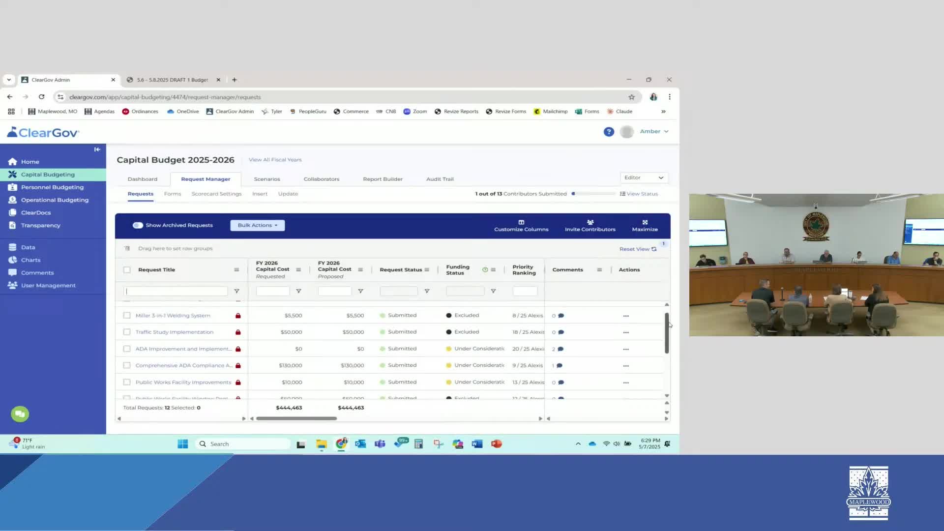 Maplewood Advances Multiple Infrastructure Projects with Federal and Local Funding