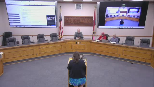 Brentwood committee forwards draft light‑pole banner policy, a school partnership, to Board of Aldermen