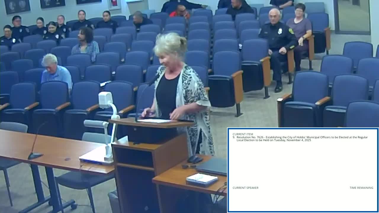 Commission sets municipal offices for November 4, 2025 regular election; filing day Aug. 26