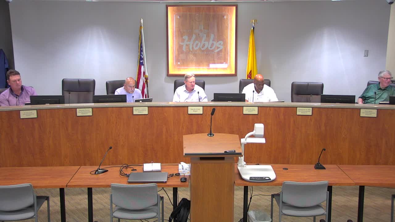 Hobbs commission backs state tax-redistribution push, joins Artesia challenge to building-code EV charger rule