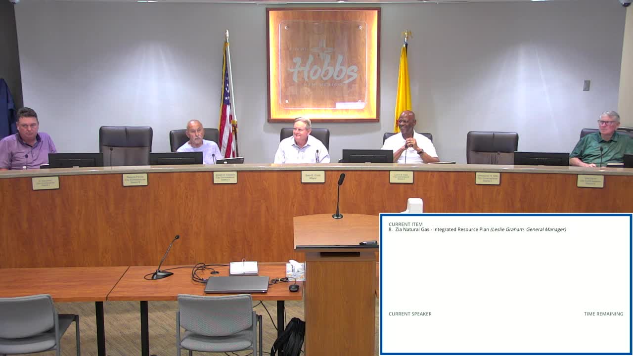 Zia Natural Gas tells Hobbs commissioners system capacity meets projected growth, seeks public input on future needs