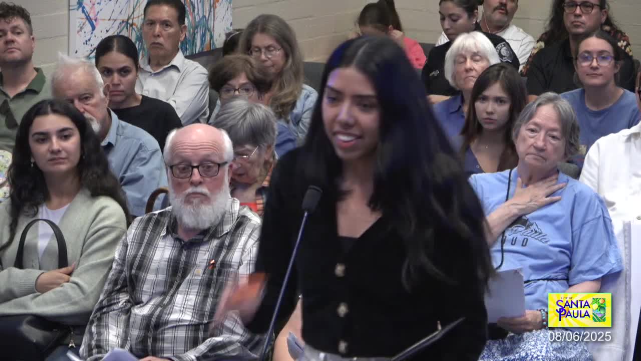Residents urge Santa Paula council to join ACLU suit and support immigrants after ICE activity; council hears procedural options