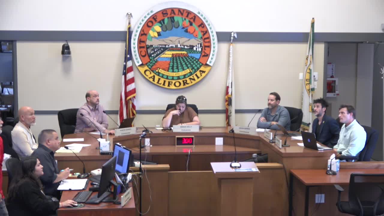 Santa Paula planning commission approves code corrections to performance standards and fences; parking and sign chapters deferred for more review
