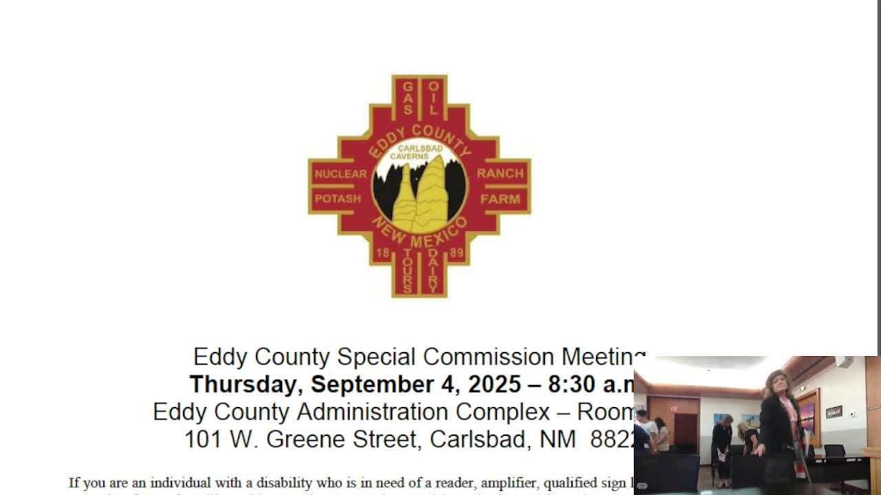 Eddy County commission approves 2025 tax rate; most residential mills fall, small nonresidential increases in Loving