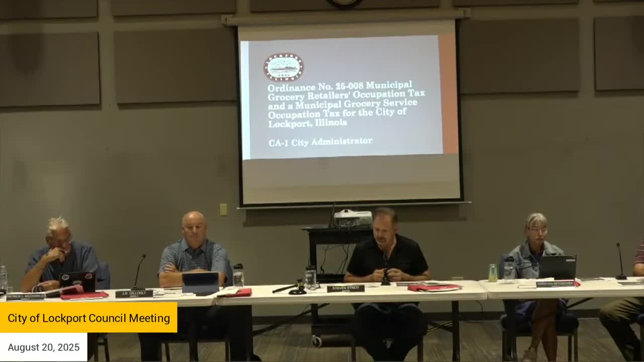 Council votes to keep Lockport’s municipal grocery tax unchanged