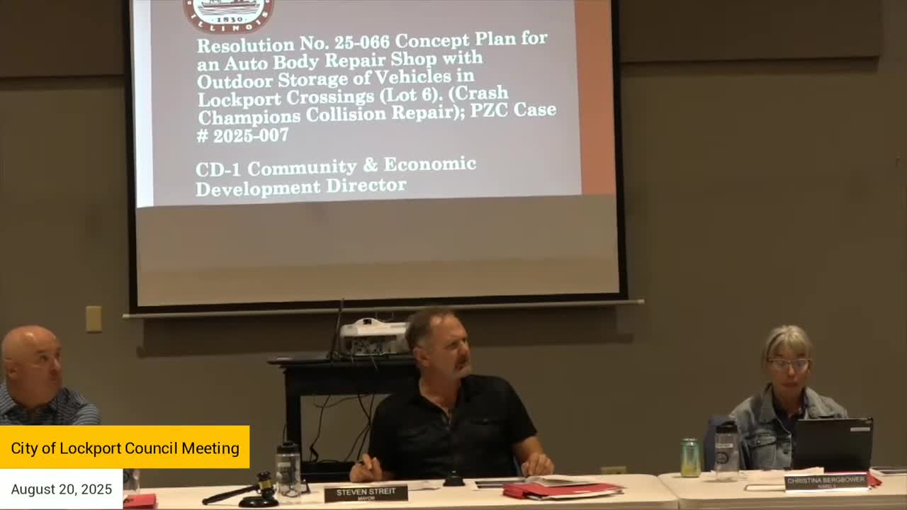 Council OKs Crash Champions auto-body site plan for Lockport Crossings