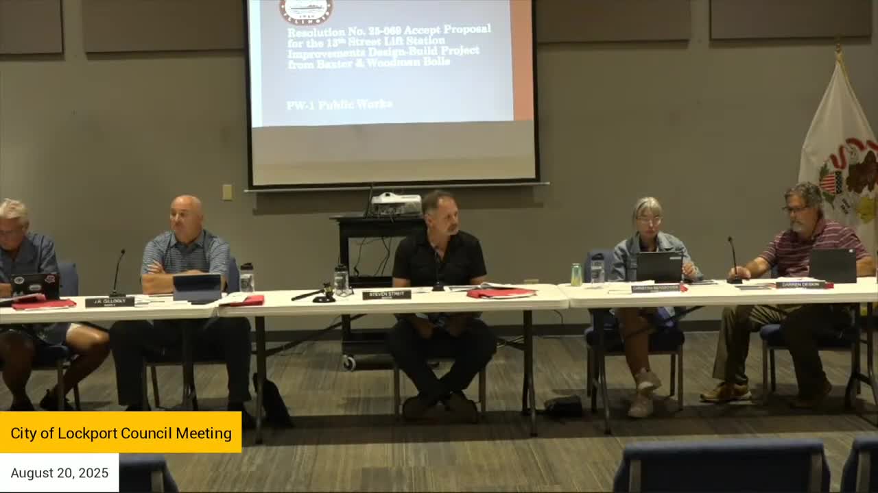 Council approves proposal for Thirteenth Street lift station project