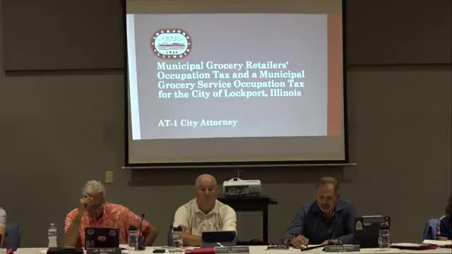 Council discusses retaining municipal grocery retailer occupation tax; action scheduled for next meeting