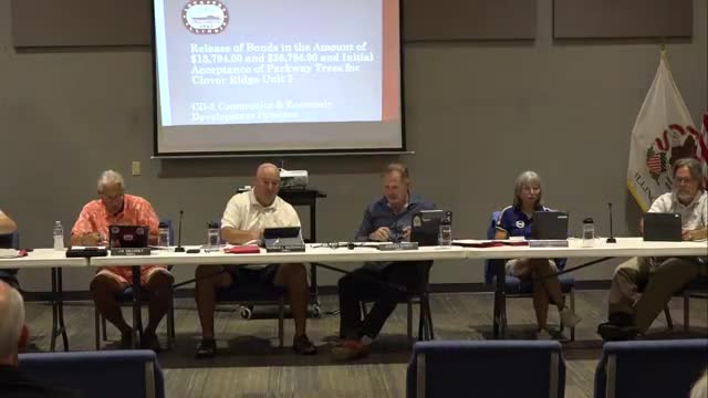 Council releases remaining Clover Ridge bonds pending fall tree replacements