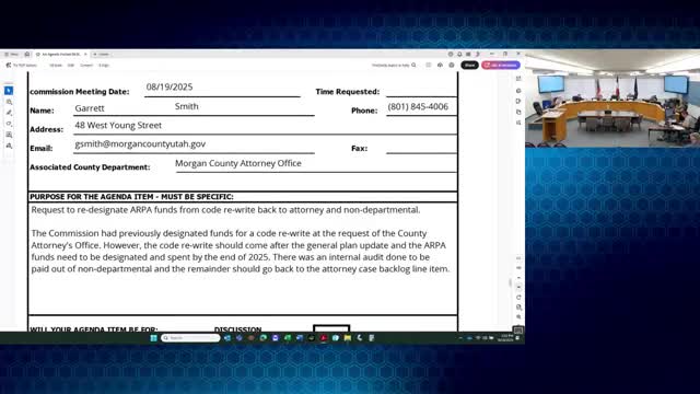 Commission redesignates $40,000 in ARPA funds to attorney and non-departmental budgets