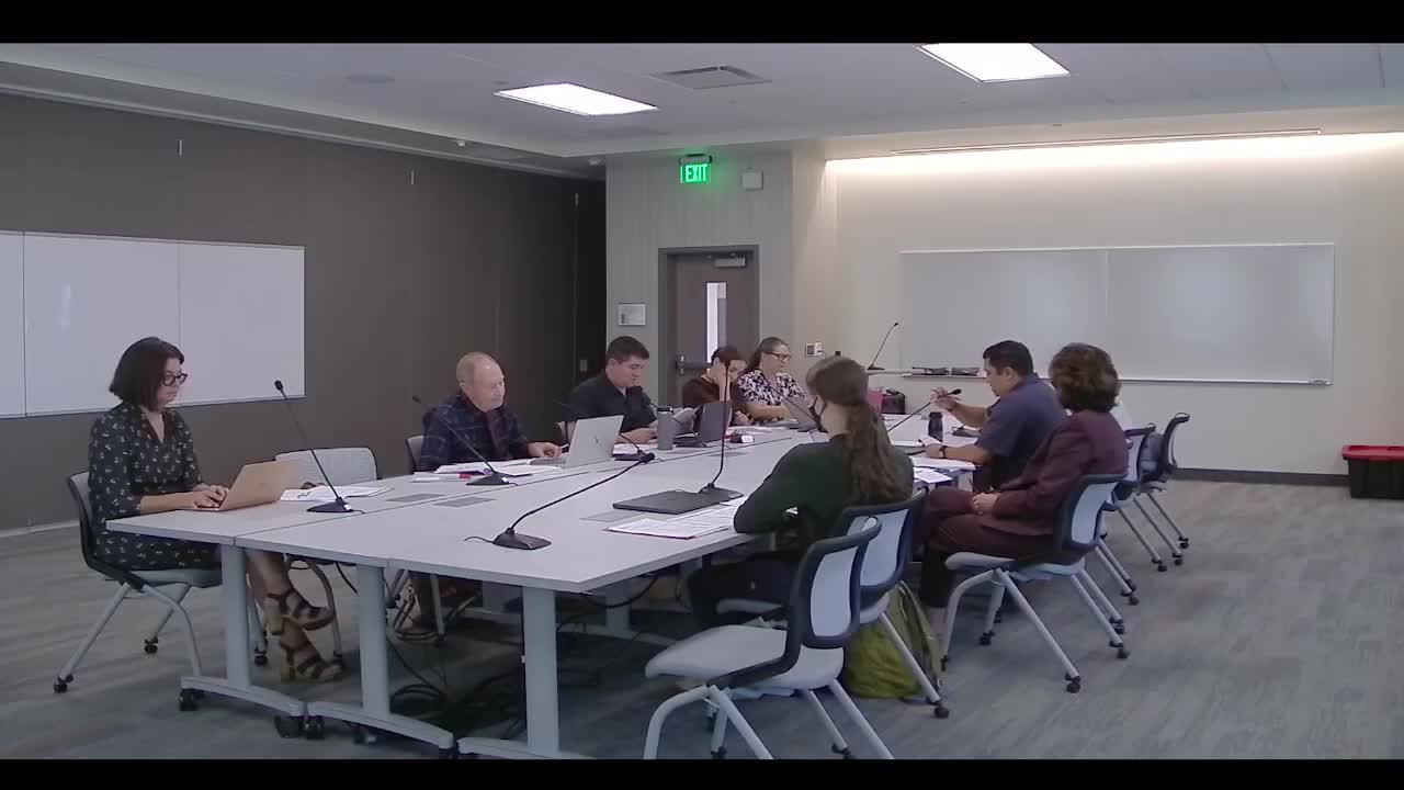 Board debates handbook language on agenda requests, "three-to-agree" practice and out-of-meeting direction