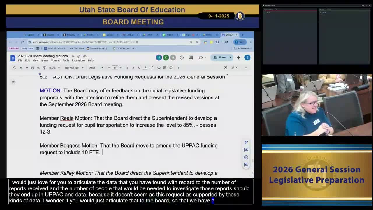 Utah Board Considers Adding 10 Investigative Positions for Education Complaints