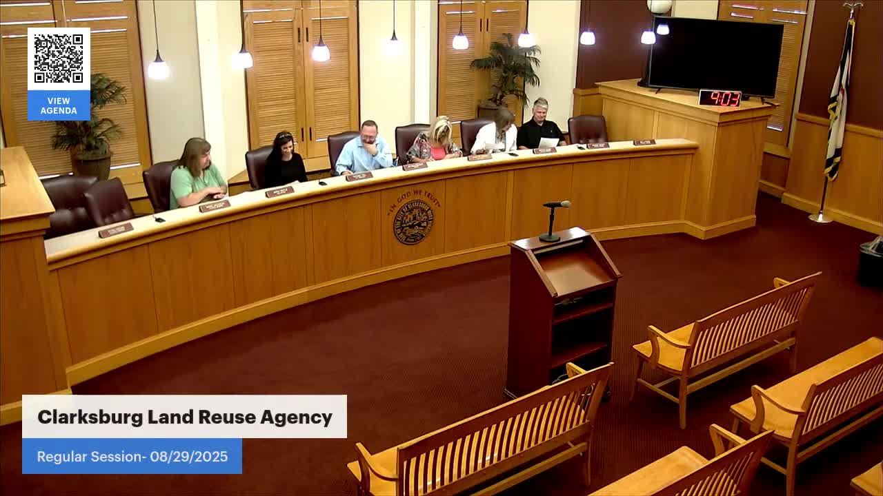 LRA moves to consider Cole Street acquisition and adjourns to executive session under West Virginia code