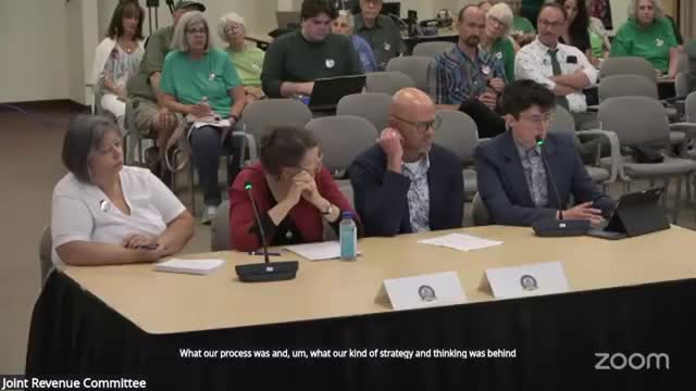 Residents, education and local officials warn committee: deep property‑tax cuts threaten services