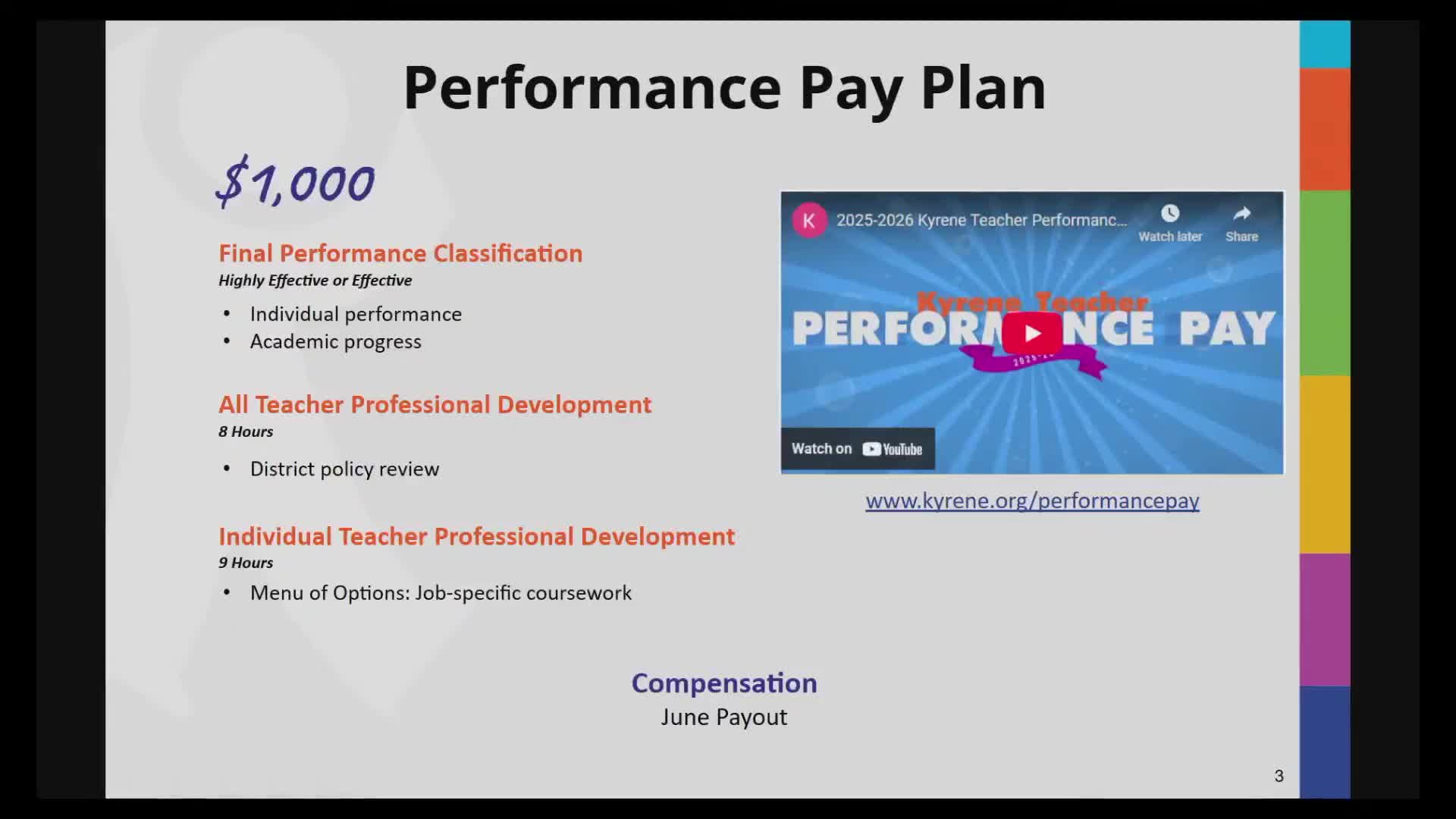 Board approves teacher performance pay and updated teaching‑and‑learning stipend; consent agenda passes